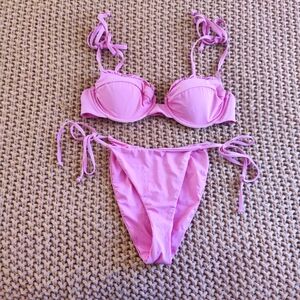 Dippin Daisies Hot Pink String Bikini